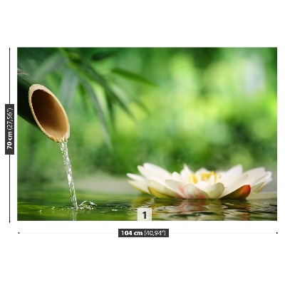 Mural de parede Fonte de bambu