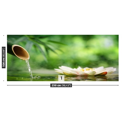 Mural de parede Fonte de bambu