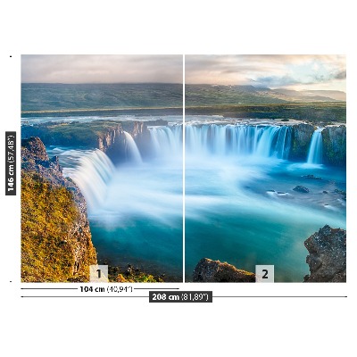 Mural de parede Cachoeira da Islândia