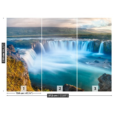 Mural de parede Cachoeira da Islândia