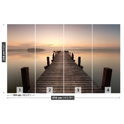 Papel de parede Píer do lago