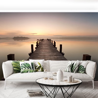 Papel de parede Píer do lago