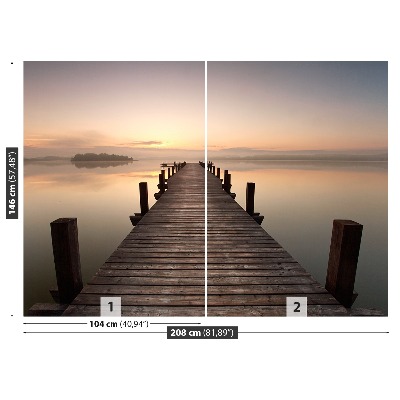 Papel de parede Píer do lago