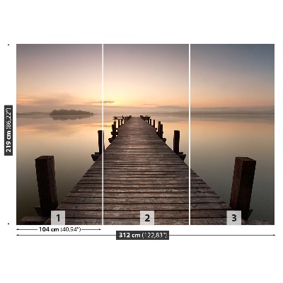 Papel de parede Píer do lago