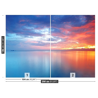 Mural de parede Pôr do sol