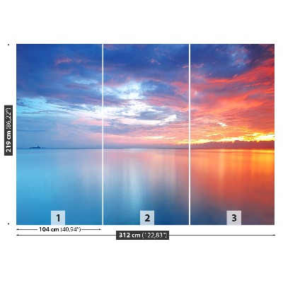 Mural de parede Pôr do sol