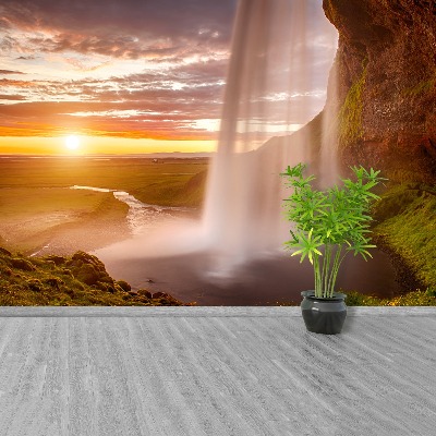 Papel de parede Cachoeira da Islândia