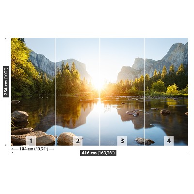 Mural de parede Nascer do sol no vale