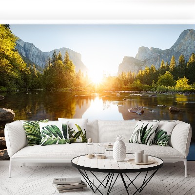 Mural de parede Nascer do sol no vale