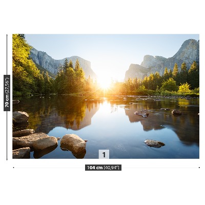 Mural de parede Nascer do sol no vale