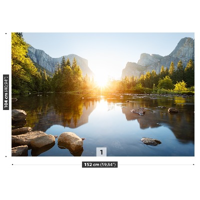 Mural de parede Nascer do sol no vale