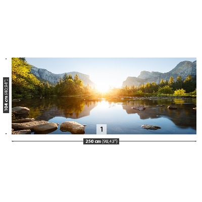 Mural de parede Nascer do sol no vale