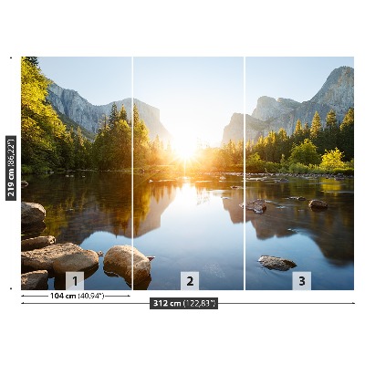 Mural de parede Nascer do sol no vale