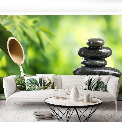 Mural de parede Fonte de bambu