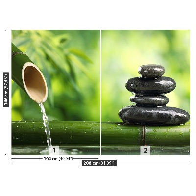 Mural de parede Fonte de bambu