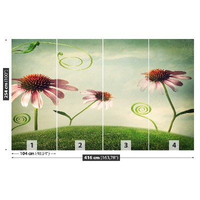 Mural de parede Flores Vintage