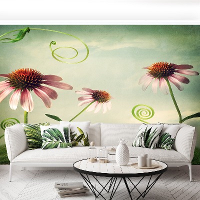 Mural de parede Flores Vintage