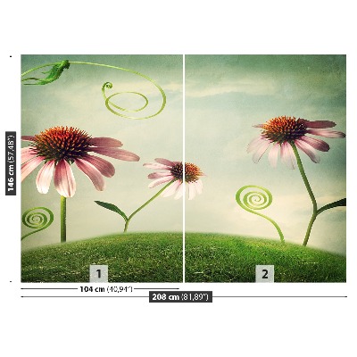 Mural de parede Flores Vintage