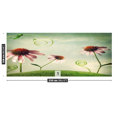 Mural de parede Flores Vintage