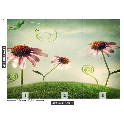 Mural de parede Flores Vintage