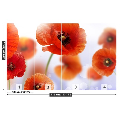 Mural de parede Papoula