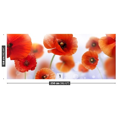 Mural de parede Papoula