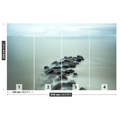 Papel de parede Rochas do Mar Báltico