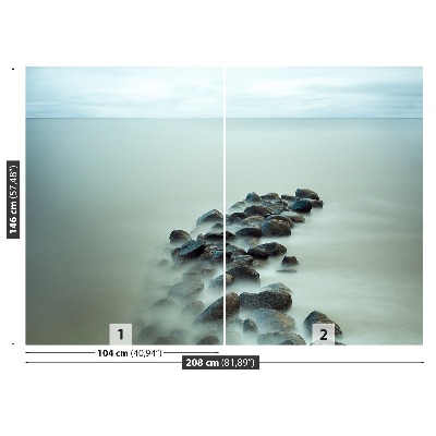 Papel de parede Rochas do Mar Báltico