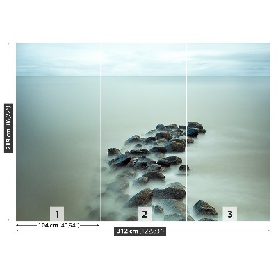 Papel de parede Rochas do Mar Báltico