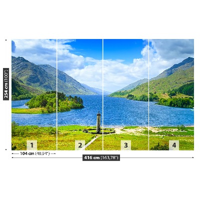Mural de parede Lago Escócia