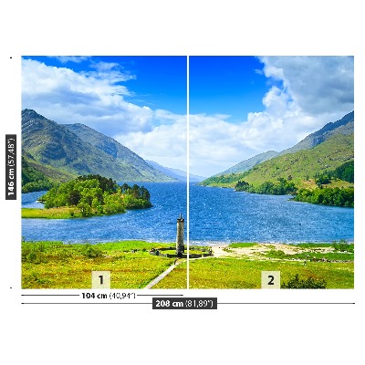 Mural de parede Lago Escócia