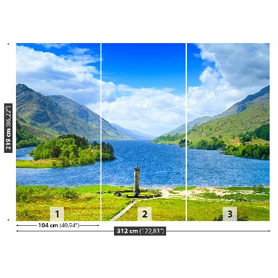 Mural de parede Lago Escócia
