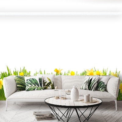 Papel de parede Narciso Branco