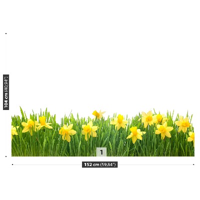 Papel de parede Narciso Branco