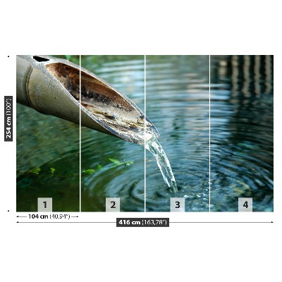 Mural de parede Fonte de bambu