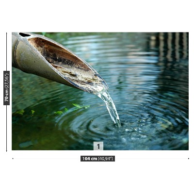 Mural de parede Fonte de bambu