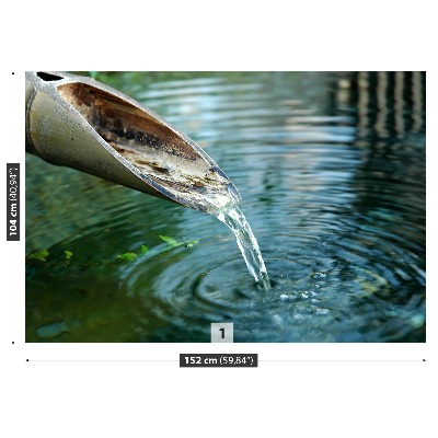 Mural de parede Fonte de bambu