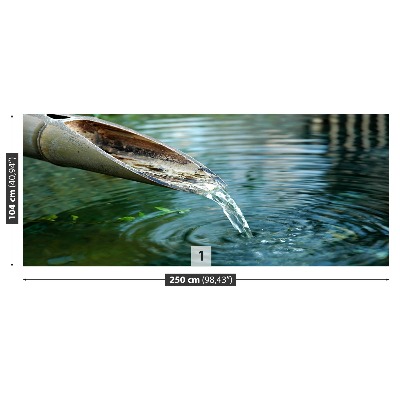 Mural de parede Fonte de bambu