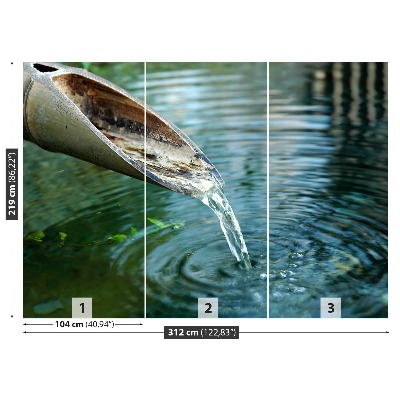 Mural de parede Fonte de bambu