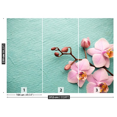Mural de parede Rosa Orquídea