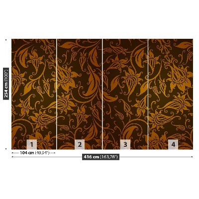 Papel de parede Padrão floral