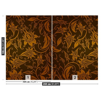 Papel de parede Padrão floral