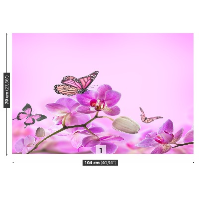Papel de parede Orquídea borboleta