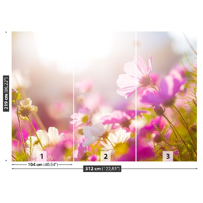 Mural de parede Margaridas Flores