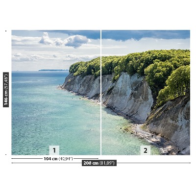 Mural de parede Penhasco de giz