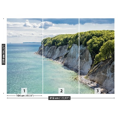 Mural de parede Penhasco de giz