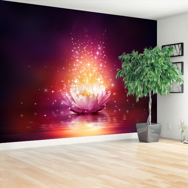Mural de parede Estrelas de Lótus