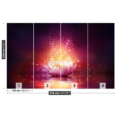 Mural de parede Estrelas de Lótus