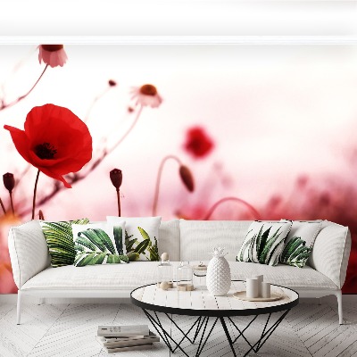 Mural de parede Campo de papoulas