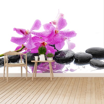 Mural de parede orquídea rosa